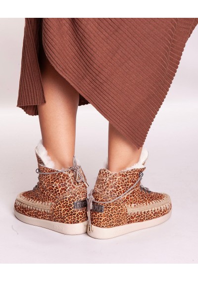 MOU NEW INNER WEDGE LACE-UP PONYSKIN